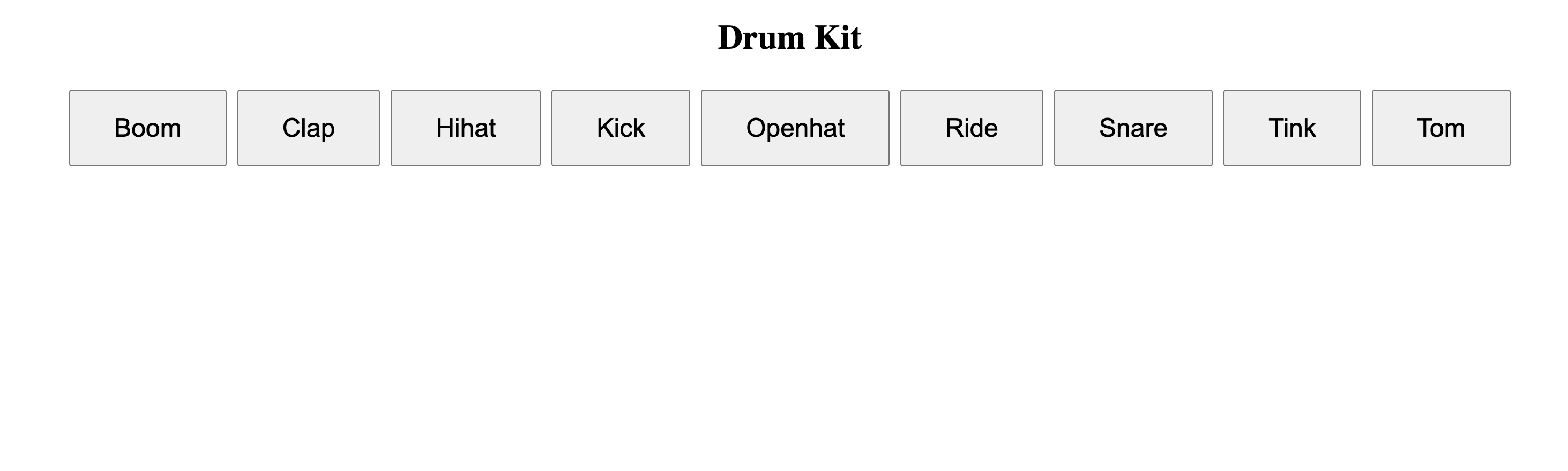 Drum kit